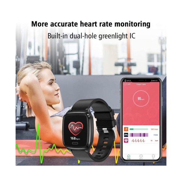 L8star Smart Watch Heart Sleep Monitor Fitness Tra - Picture 3 of 9